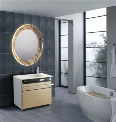 Acrylic Frame LED Bathroom Mirror