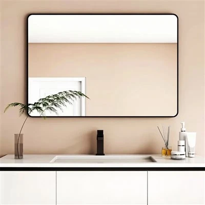 Metal Frame Bathroom Mirror